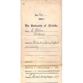 Re Students Entering Oxford University