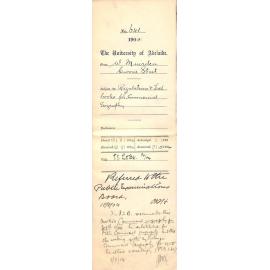 Re Regulations and Text Books for Junior Commercial Geography