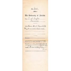 Gower offers 2nd Payment £2-6-0 Steggall removed 4 loads wood