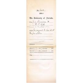 In regard to Sir W W Hughes statue