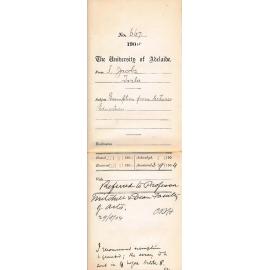 Exemption from lectures Education