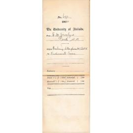 Enclosing letter from Mr Balch re Rudiments Exam