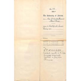 Certificate Senior Theory 1902