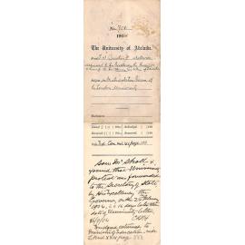 Matriculation Exam London University