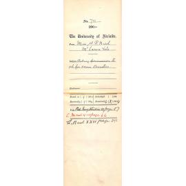 Asking permission to sit for Exam Acoustics