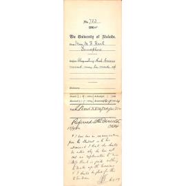 Requesting that lessons missed may be made up