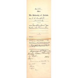 Exemption from 1st Year Mathematics Examination