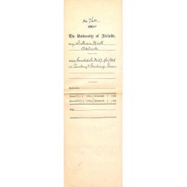 Candidate No 57 failed in Banking & Exchange Exam