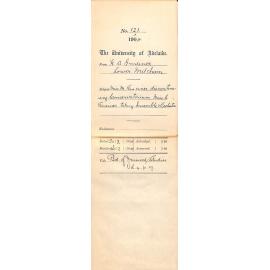 Notification regarding music study plans