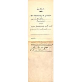 Re Arrears of rent will forward £10 next week