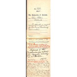 Complaint in regard to Banking and Exchange Examination