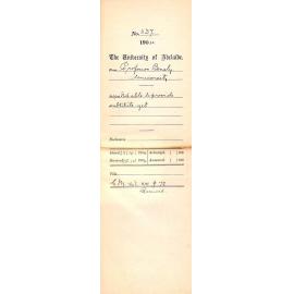 Not able to provide substitute yet