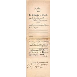 Information re obtaining M A Degree