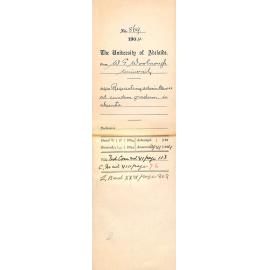 Requesting admittance ad eundem gradum in absentia