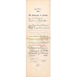 Requesting Beauchamp Lennox Gardiner Diploma be granted in absentia