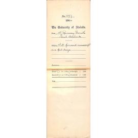 Will forward Manuscript in a few days