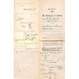 Balance of Evening Scholarship - Rischbieth