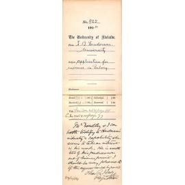 Application for increase in Salary