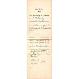 Withdrawal from Senior Greek and request for Supplementary March