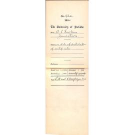 Re Date of distribution of Certificates