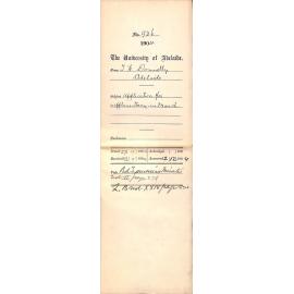 Application for Supplementary in March