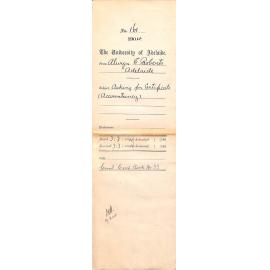 Asking for Certificates in Accountancy - Roberts