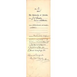 Admission ad eundem statum - O'Grady