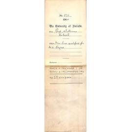 Miss Annie Lane qualified for M A Degree