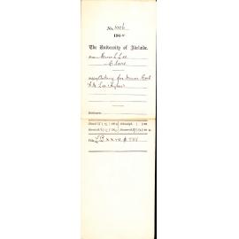 Asking for Music Certificate Hilda Myrtle Lee - Higher