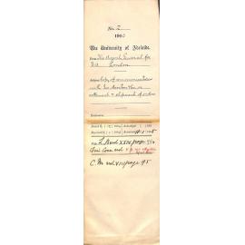 Copy of communications with George Morton and Company re settlement and shipment of orders