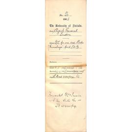 Bill of Lading for one case Books Himalaya paid 20-8-9 pounds