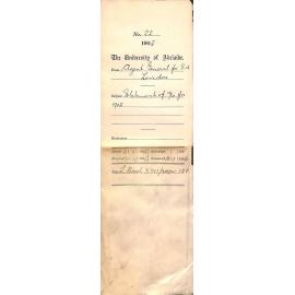 Statements of Accounts for 1905