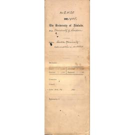 London University examinations in Australia