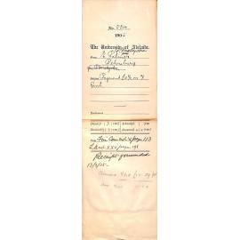 Payment 13-6-3 pounds on Account Rent