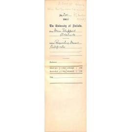 Requesting Music Certificates - Sheppard