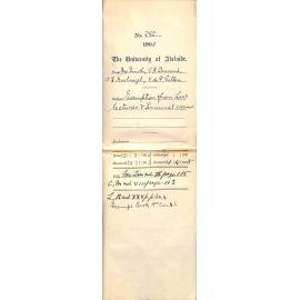 Exemption from Law Lectures and Terminal Exams