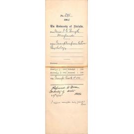 Exemption from Lectures Psychology