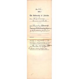 Requesting payment of 20 percent rebate on fees for 1904