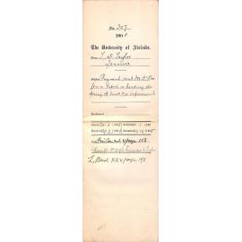 Payment rent M O'Dea 8-0-10 pounds Report re Harding disposing of land and re improvements