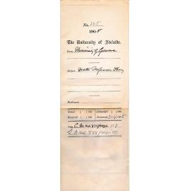 Death of Professor Thury