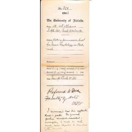 Asking permissions to sit for Exam Psychology in November next