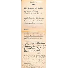 Entering for BSc Honours and Exemption from Lectures and Examinations