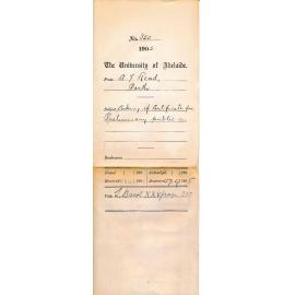 Asking if Certificate for Preliminary Public 1900