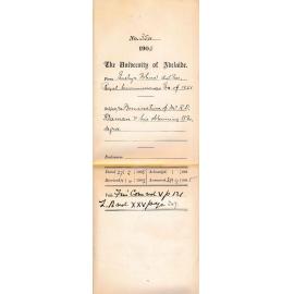 Nomination of Mr Richard Daniel Kleeman and his obtaining BSc degree