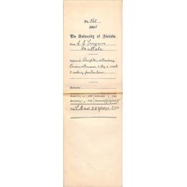 Re Daughter attending Conservatorium 1 day a week and asking particulars