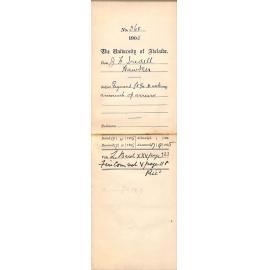 Payment £8-2-4 and asking amount of arrears