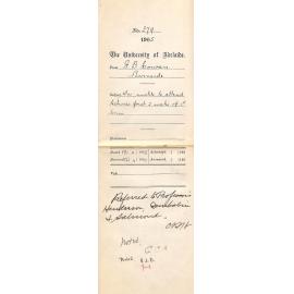 Was unable to attend lectures first 2 weeks of 1st Term