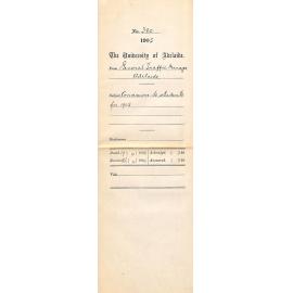 Concession to students for 1905