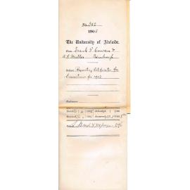 Requesting Certificates for Dissections for 1902