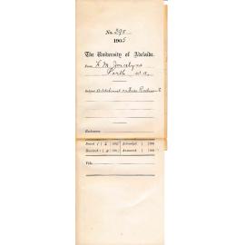 Additional Entries Rudiments